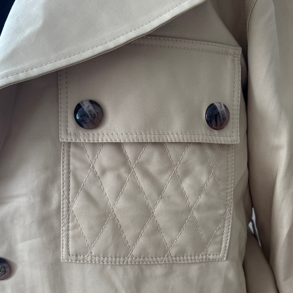 NWT FARM Rio ‘Pockets Over Nude’ Tan Trench Coat - Size XS - Picture 11 of 16